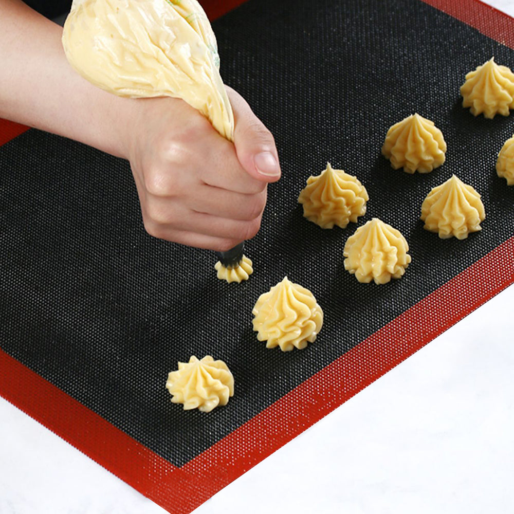 For Macaron Cookie Bread Puff Perforated Pad Bakeware Non Stick Baking Mat 40*30cm Silicone Mat Oven Sheet Liner