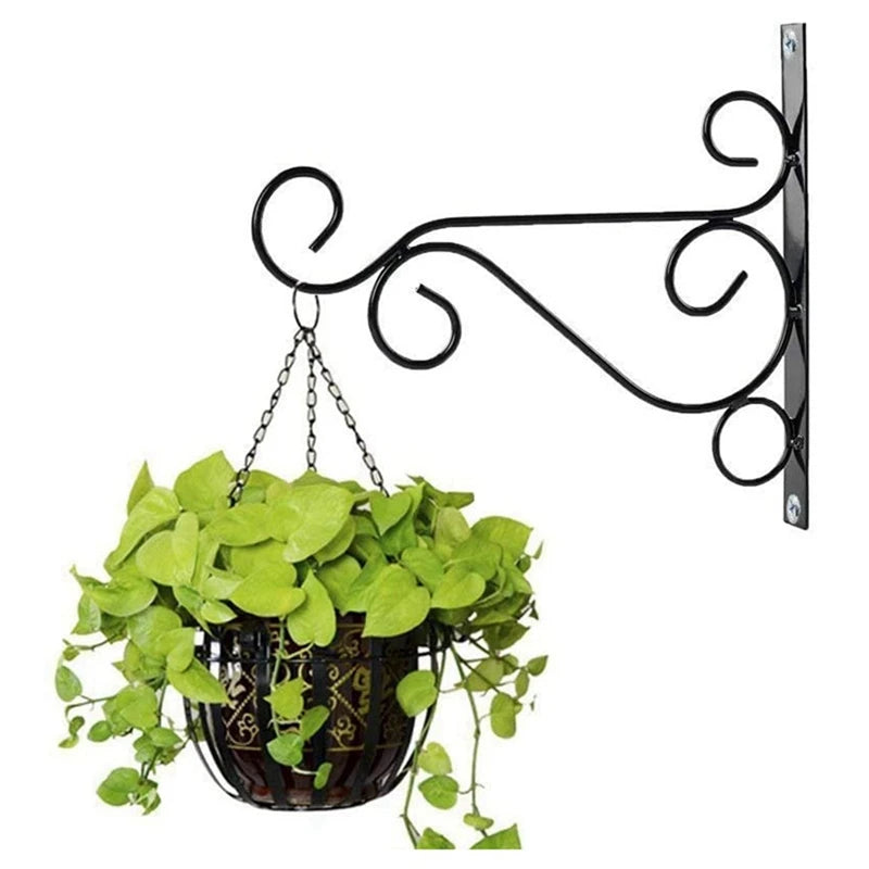 Wall Hanging Flowerpot Bracket Iron Flower Hanging Decoration