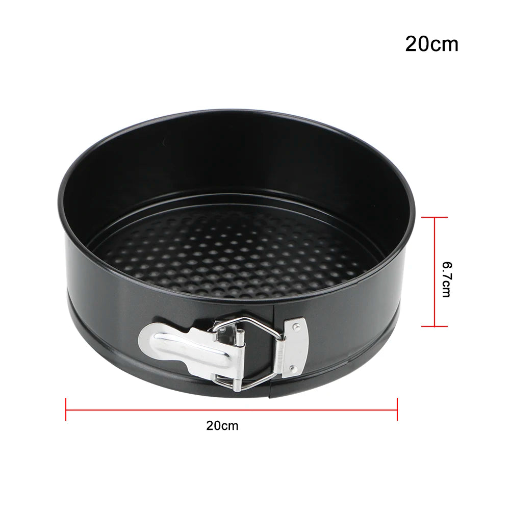 Removable Bottom Round Cake Pan Bakeware Non-Stick Metal Bake Mould Carbon Steel Cakes Molds Kitchen Accessories