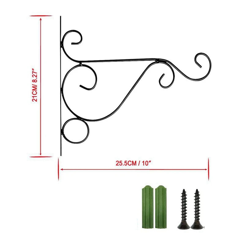 Wall Hanging Flowerpot Bracket Iron Flower Hanging Decoration