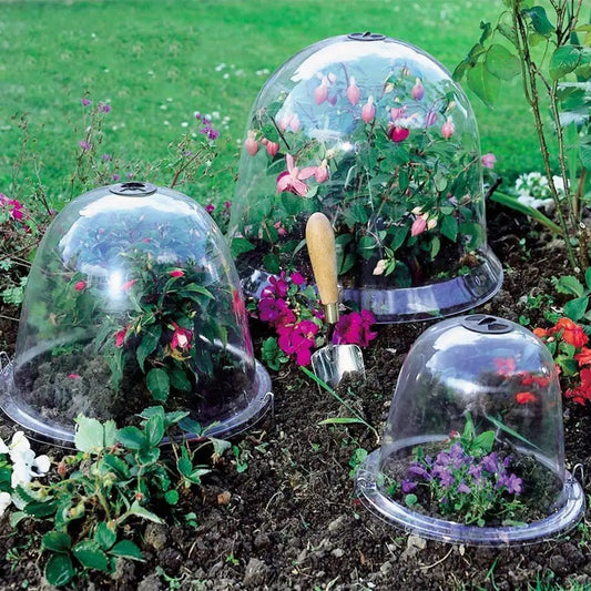 5PCS Greenhouse Garden Plant Bell Cover Reusable Plastic