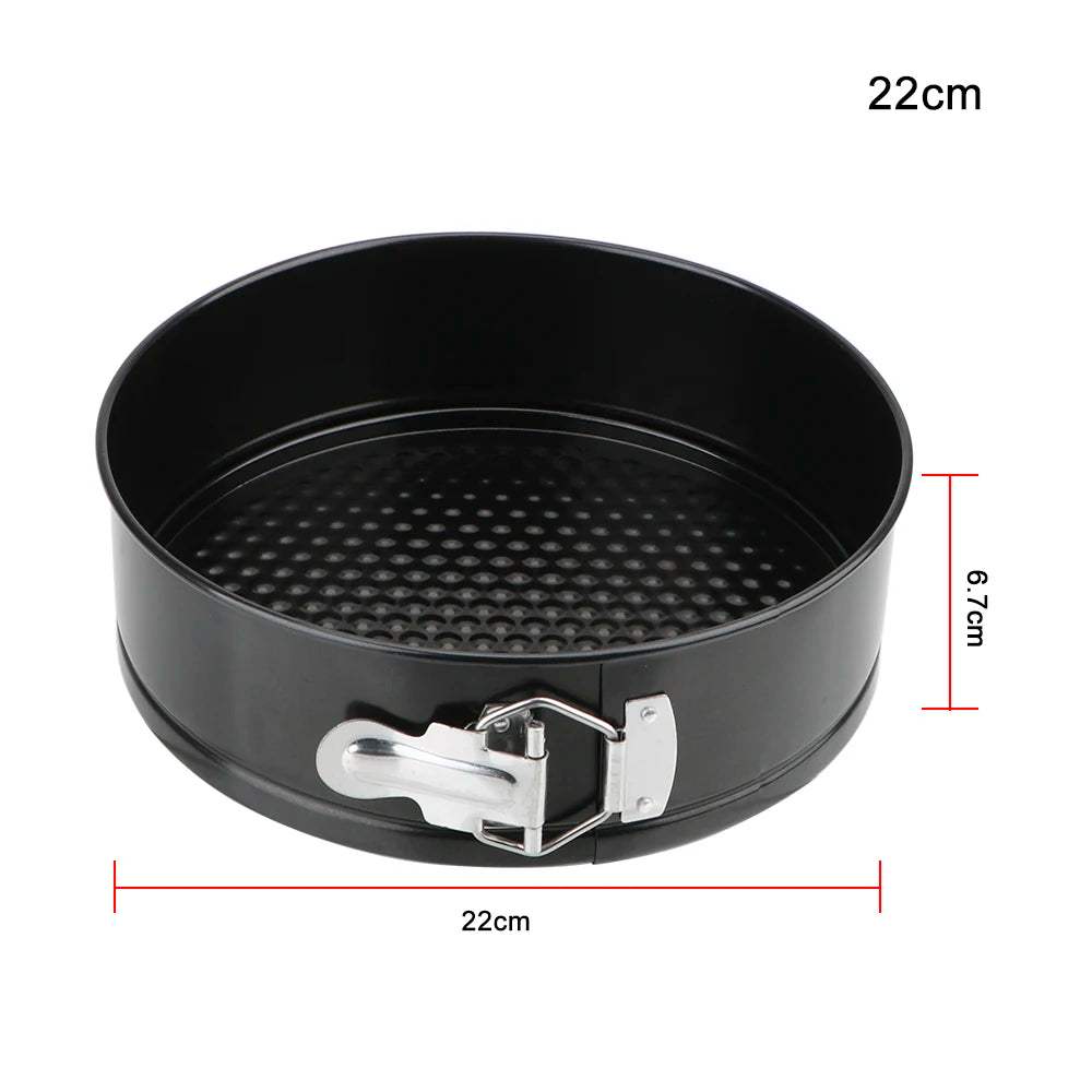 Removable Bottom Round Cake Pan Bakeware Non-Stick Metal Bake Mould Carbon Steel Cakes Molds Kitchen Accessories