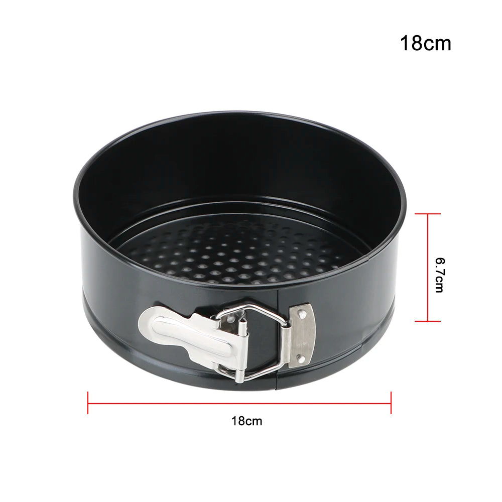 Removable Bottom Round Cake Pan Bakeware Non-Stick Metal Bake Mould Carbon Steel Cakes Molds Kitchen Accessories