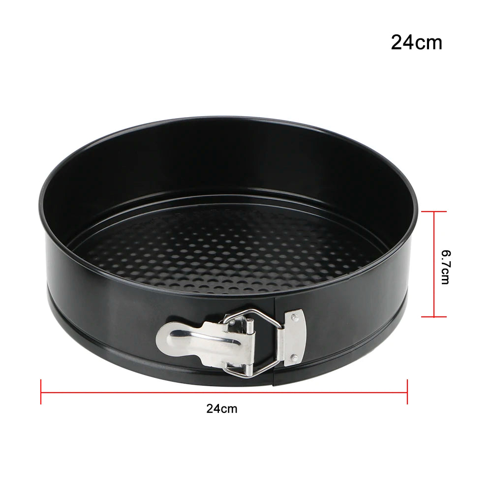 Removable Bottom Round Cake Pan Bakeware Non-Stick Metal Bake Mould Carbon Steel Cakes Molds Kitchen Accessories