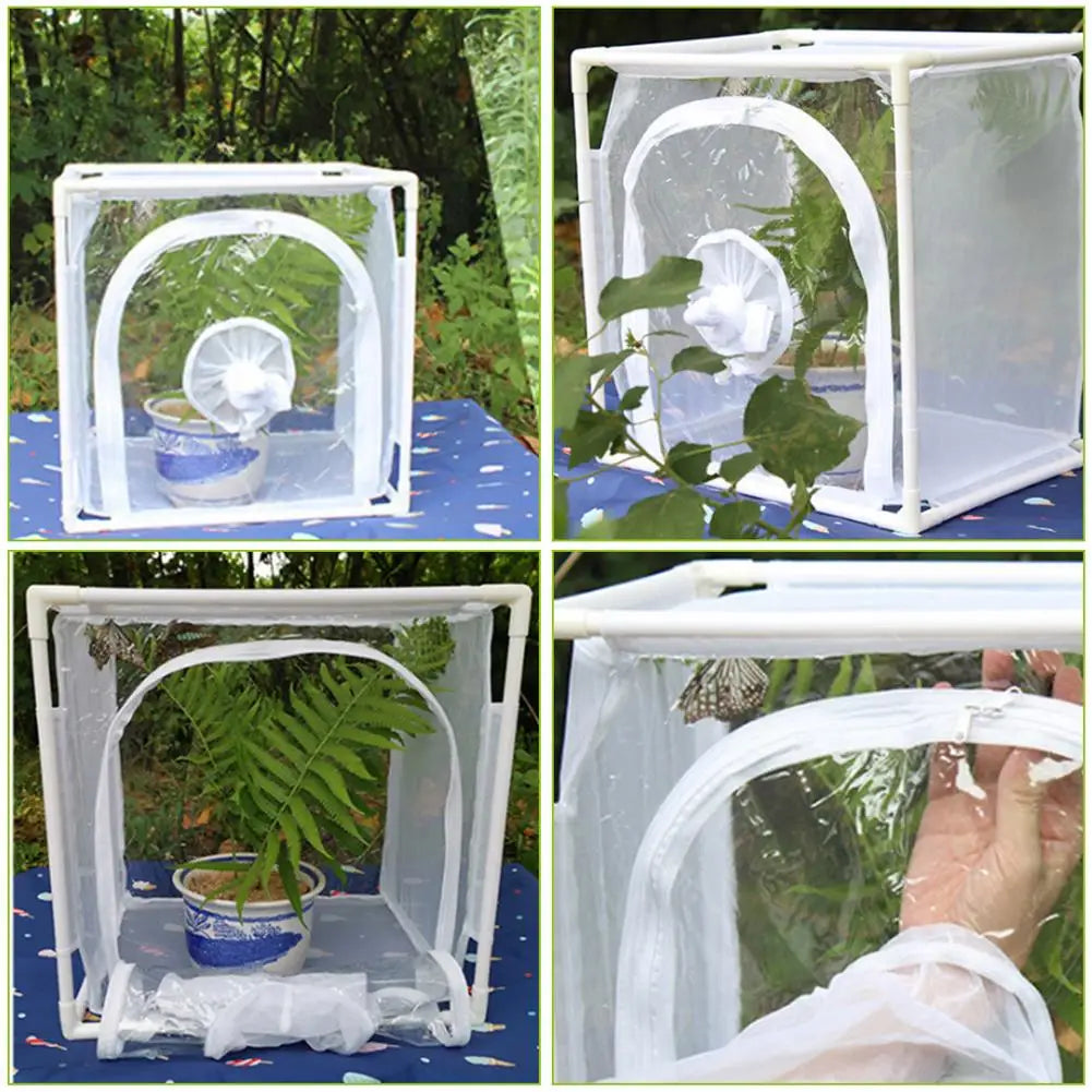 Garden Mini Greenhouse Anti-Cold Breathable Plants Pots Cover Frost Protector