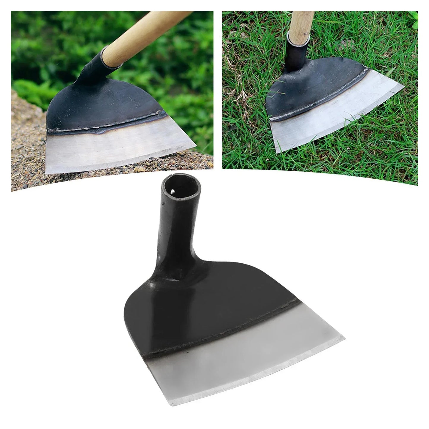 Hoe Handheld for Gardening Farm Weeding Tool Manganese Steel