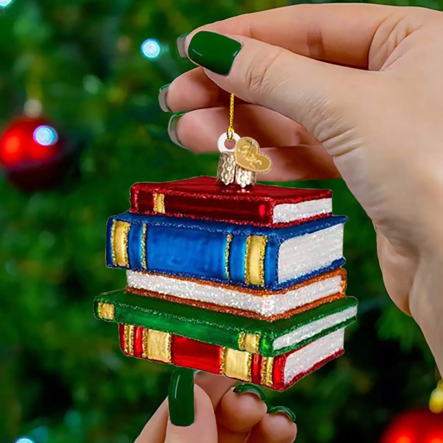 Merry Christmas Fun Book Acrylic Pendant Christmas Decorations For Home 2023 Cristmas Ornament Xmas Navidad Happy New Year 2024