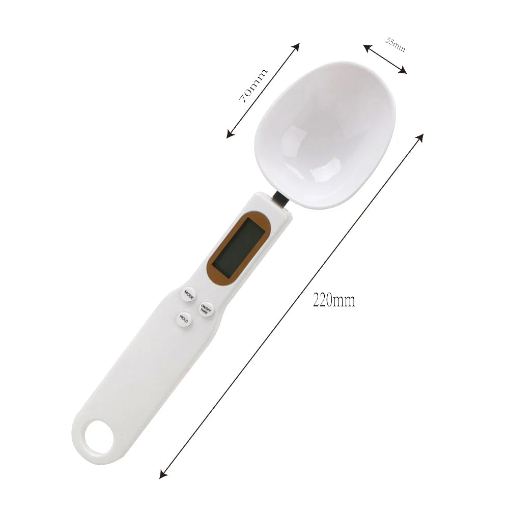 Baking Supplies Electronic Digital Spoon Scale LCD Display Digital Kitchen Measuring Spoon 500g/0.1g Mini Kitchen Scales