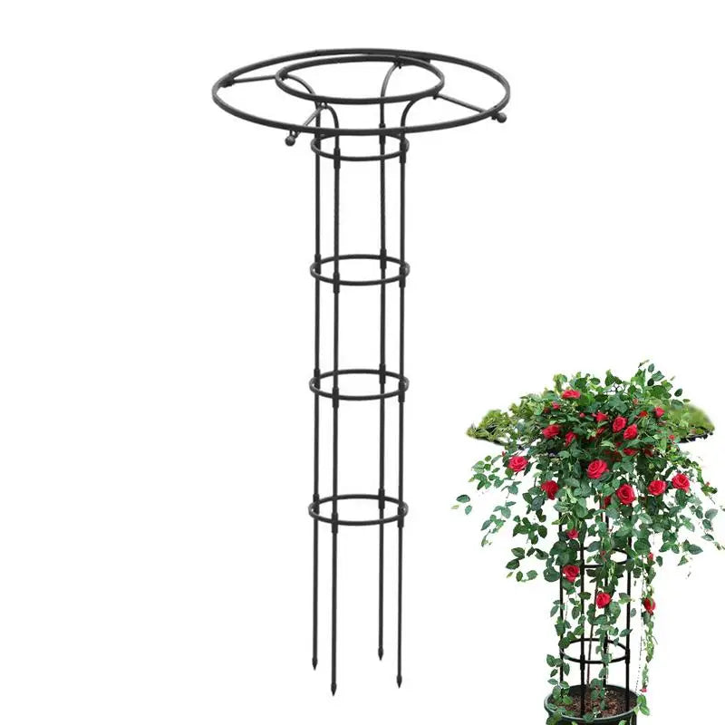 Tower Obelisk Garden Trellis Tall Plant Support Stands