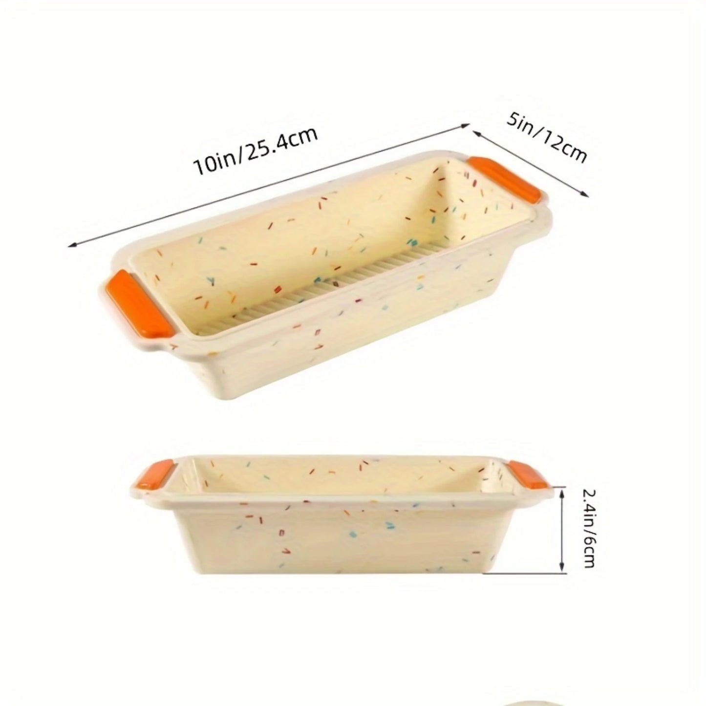 2pcs, Silicone Loaf Pans, Baking Bread Pan, Toast Making Tool, Non-Stick Bakeware, Oven Accessories, Baking Tools, Kitchen Acces