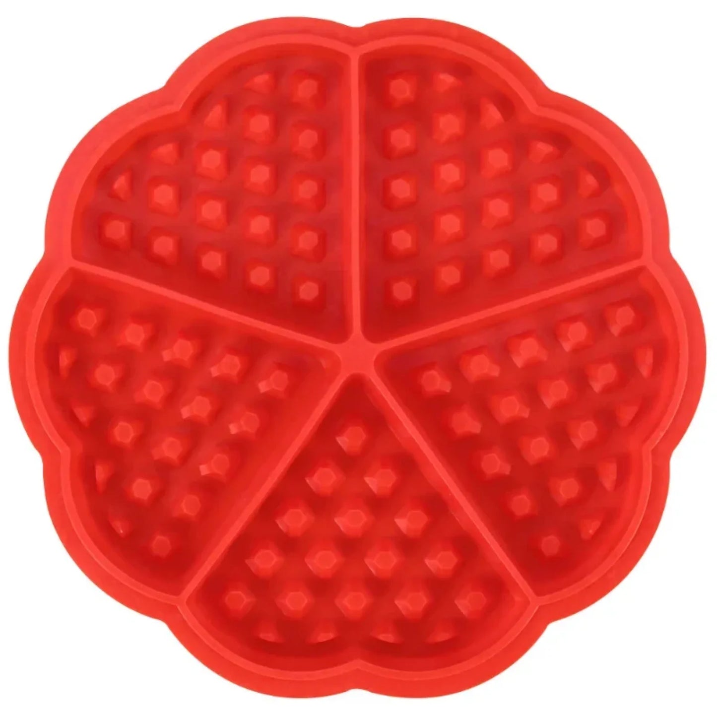 Silicone Waffle Mold Maker Non-stick Waffle Mold Kitchen Bakeware Cake Mould Makers  Oven High-temperature Baking Set