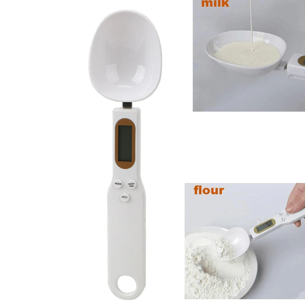 Baking Supplies Electronic Digital Spoon Scale LCD Display Digital Kitchen Measuring Spoon 500g/0.1g Mini Kitchen Scales