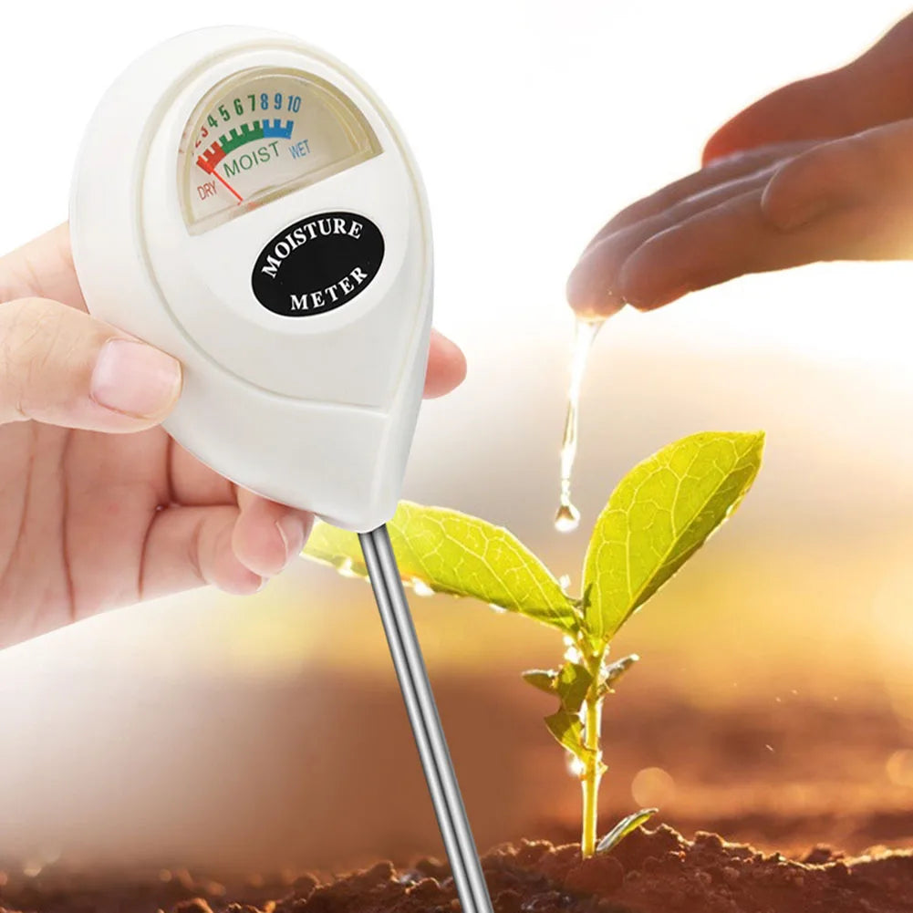 Soil Moisture Sensor Meter Detector Metal Probe Gardening Plant Flower Water Analyzer Test Instrument Hygrometer Tool