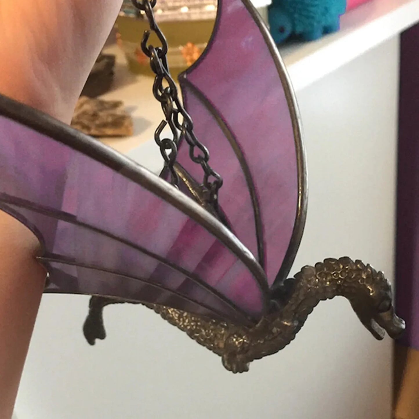 Handmade Window Hanging  Dragon Suncatcher